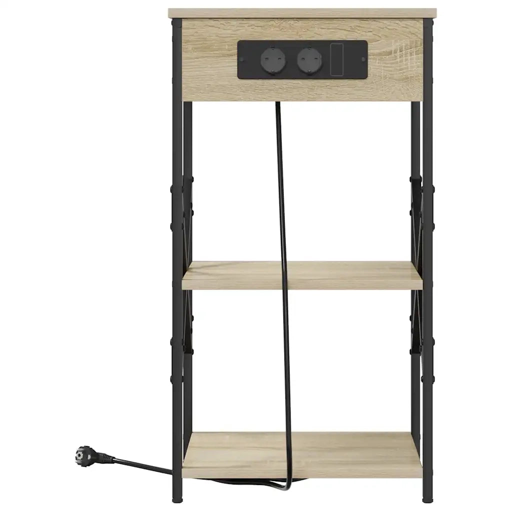 Armadio da Notte con lo scaffale Rovere Sonoma 41 x 31 x 76 cm 859527