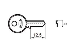 CHIAVE GREZZA K2715/20 R1 - 10 pezzi POTENT