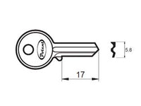 CHIAVE GREZZA K2725 R1 - 10 pezzi POTENT