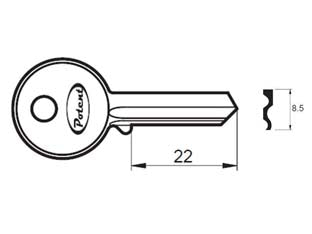 CHIAVE GREZZA K2740 R1 - 10 pezzi POTENT