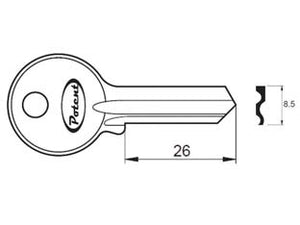 CHIAVE GREZZA K2750/60 R1 - 10 pezzi POTENT