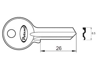 CHIAVE GREZZA K2750/60 R1 - 10 pezzi POTENT
