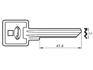 CHIAVE GREZZA K2640 R1 - 10 pezzi