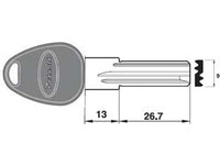 CHIAVE GREZZA PROFILO PIATTO 3200.KN R1 - 10 pezzi POTENT