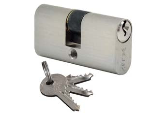 CILINDRO INFILARE OVALE- - mm.54 (64-01NI) - 2 pezzi WALLY