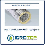 Tubo flessibile isolato allumini o d.204 mm vecamco 9899-607-600