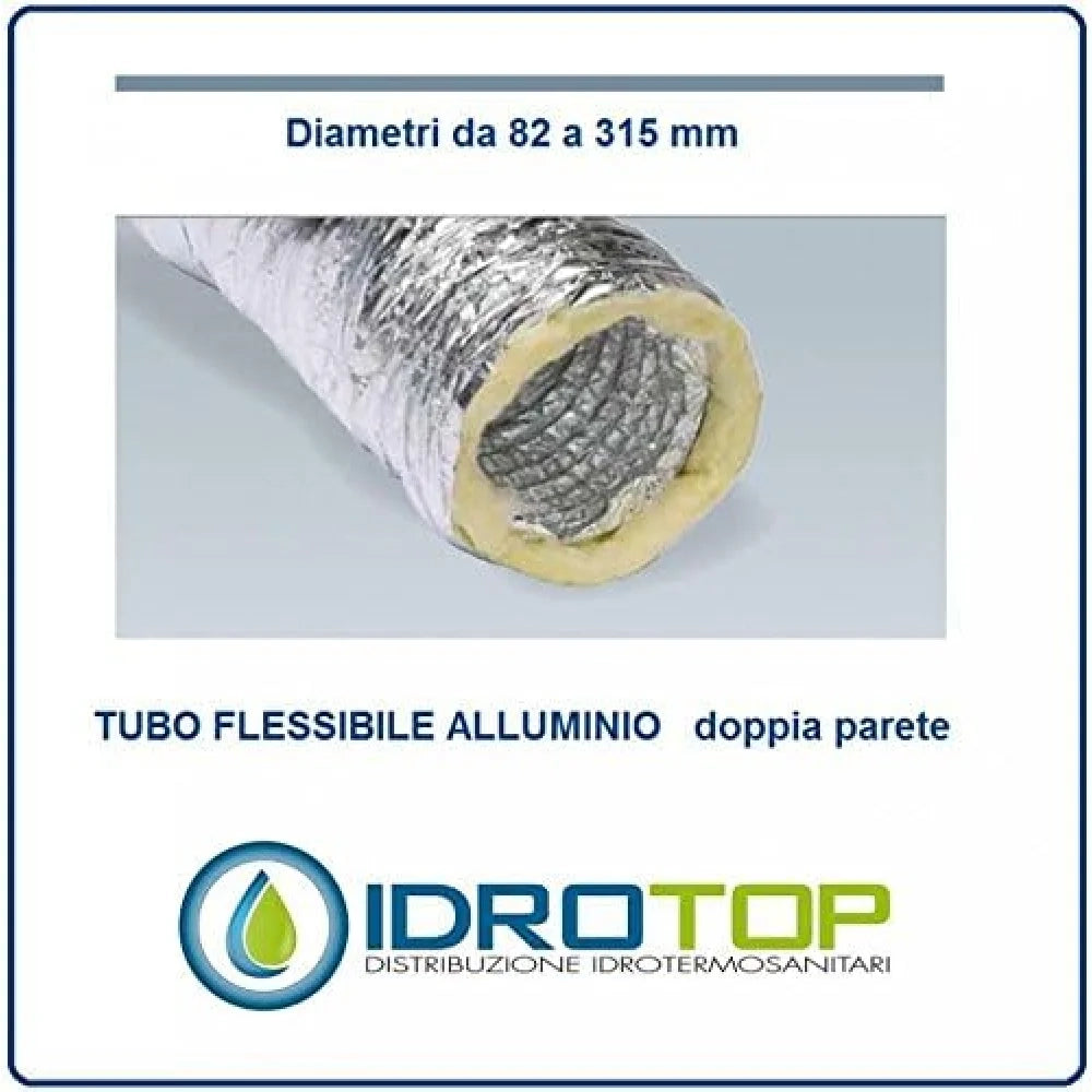 Tubo flessibile isolato allumini o d.204 mm vecamco 9899-607-600