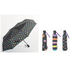 OMBRELLO AUTOMATICO PIEGHEVOLE AC DONNA ASSORTITO- 12,0 pz