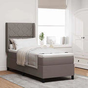 Letto a Sorgente LED con materasso Talpa 80 x 200 cm Tessuto