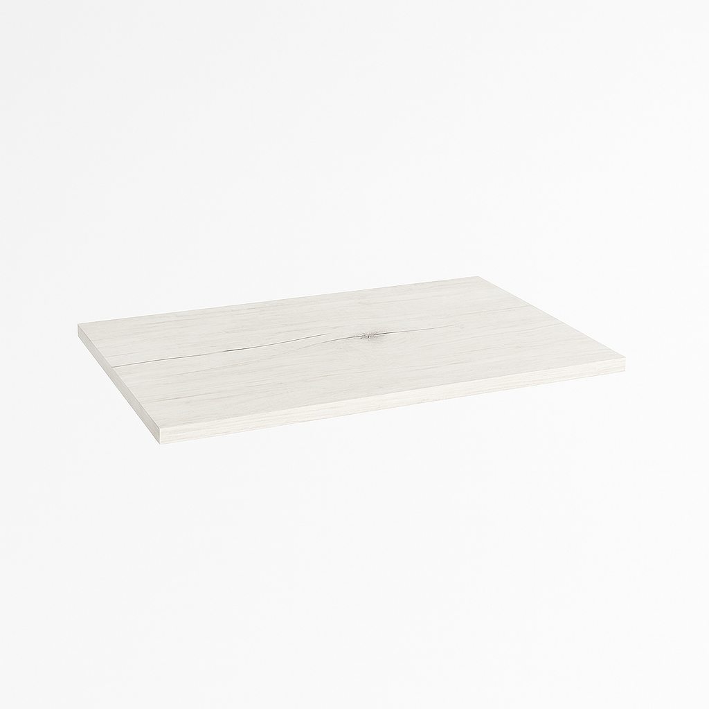 TOP IN LEGNO PER BASE MOD. UNIKA- cm 70x46x1,8 Olmo Bianco- DH- pezzi 1