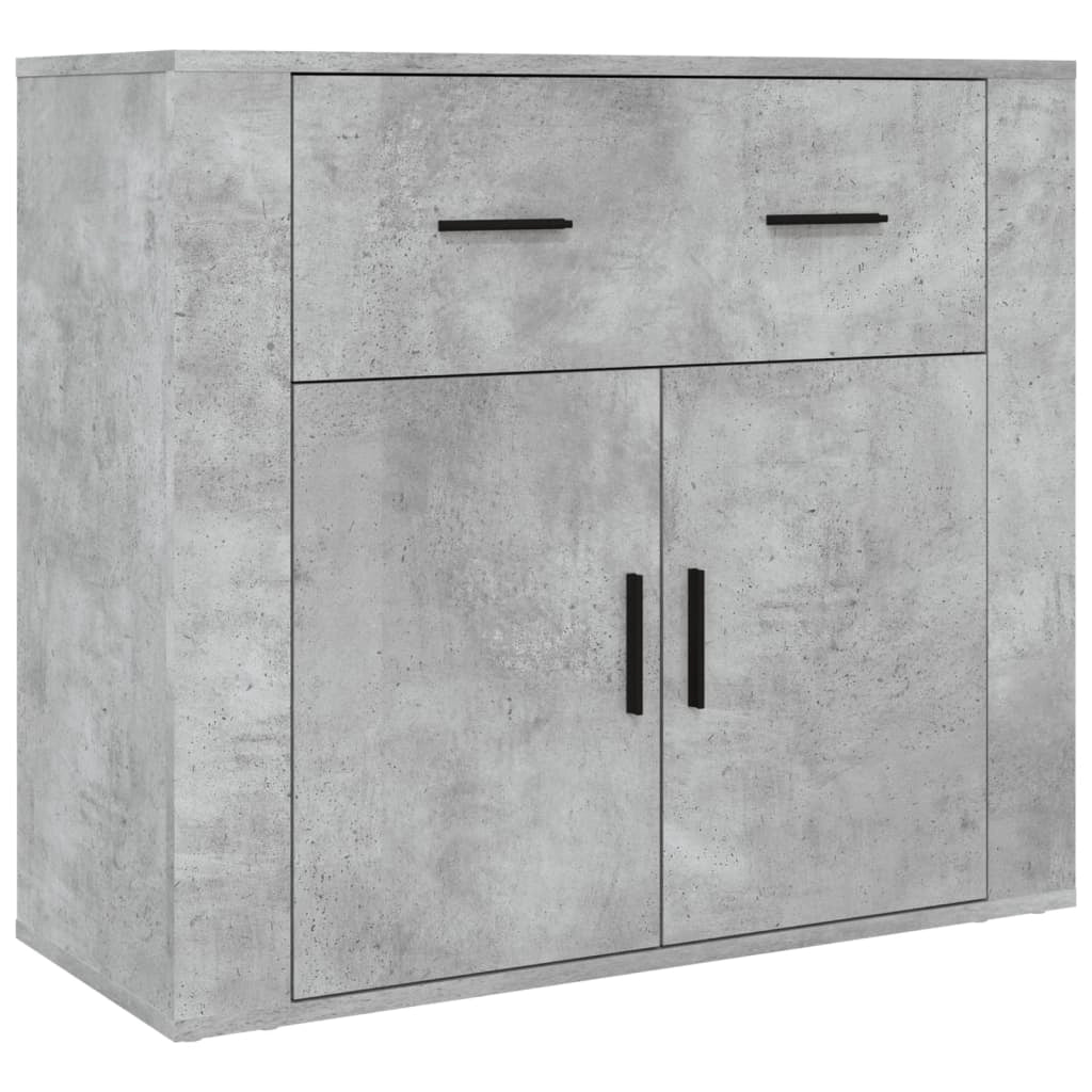 Buffet credenza cassettiera armadio mobile contenitore organizer cucina soggiorno salotto alto legno ingegnerizzato grigio 02_0034728