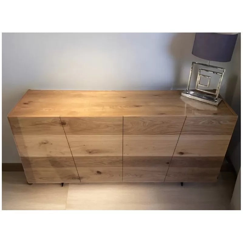 Madia credenza in legno rovere nodato spazzolato l.180x50x87 (891) - Mobili 2G