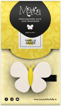 Fra-ber PROFUMATORE AUTO ''MARTA LA FARFALLA'' Vaniglia & Zenzero