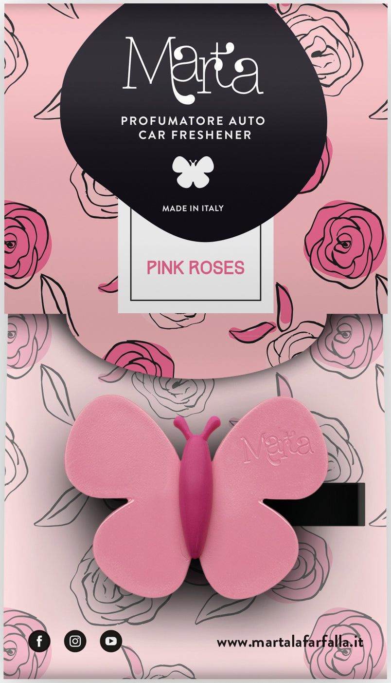Fra-ber PROFUMATORE AUTO ''MARTA LA FARFALLA'' Rose