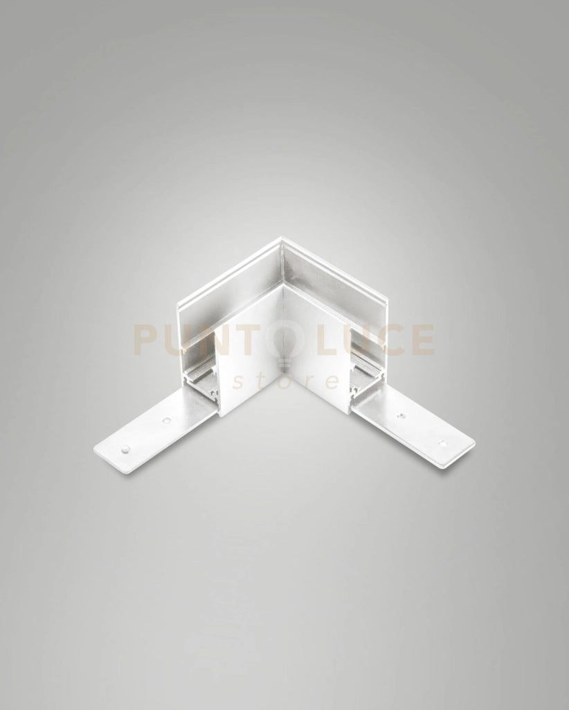 ANGOLO GIUNTO MECCANICO PER BINARIO 48V H5,4cm BIANCO