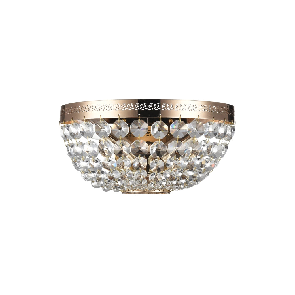 Maytoni applique contemporanea Ottilia 2 luci E14 oro metallo diffusore metallo