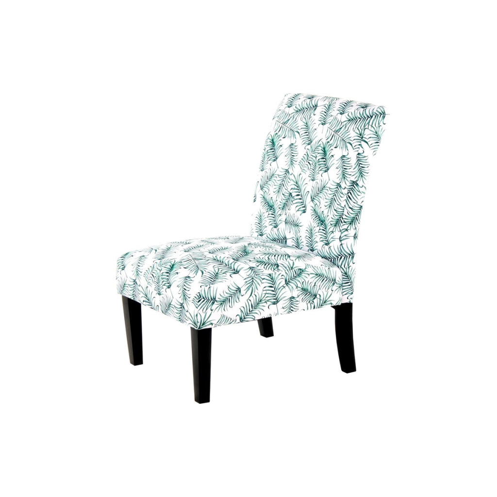 Sedia di design Indira 100 Flower con stampa botanica