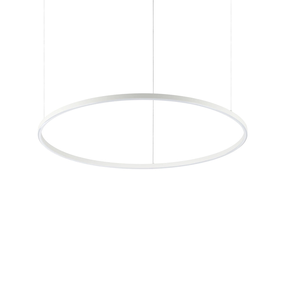 Sospensione Moderna Oracle Alluminio-Materie Plastiche Bianco Led 43W K Luce