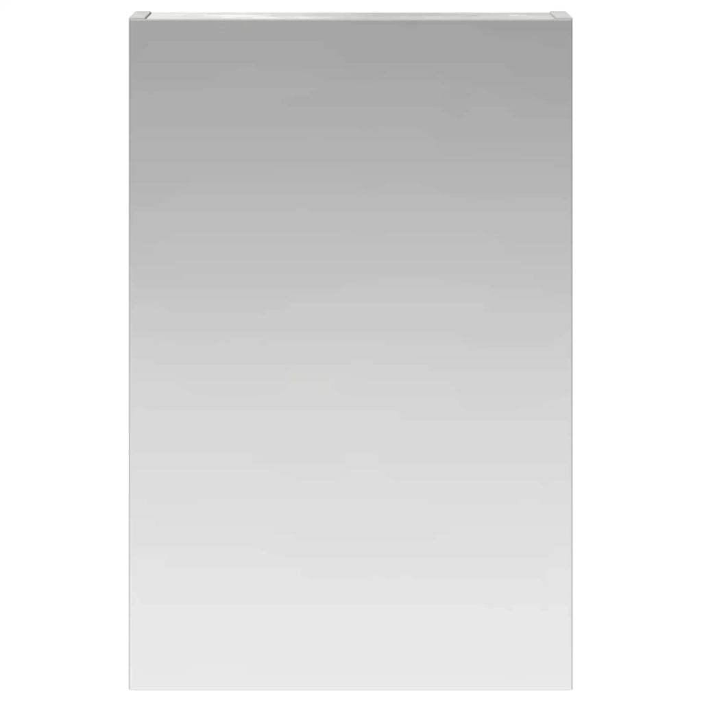 Mobiletto per specchio da bagno con lo scaffale Grigio cemento 889026