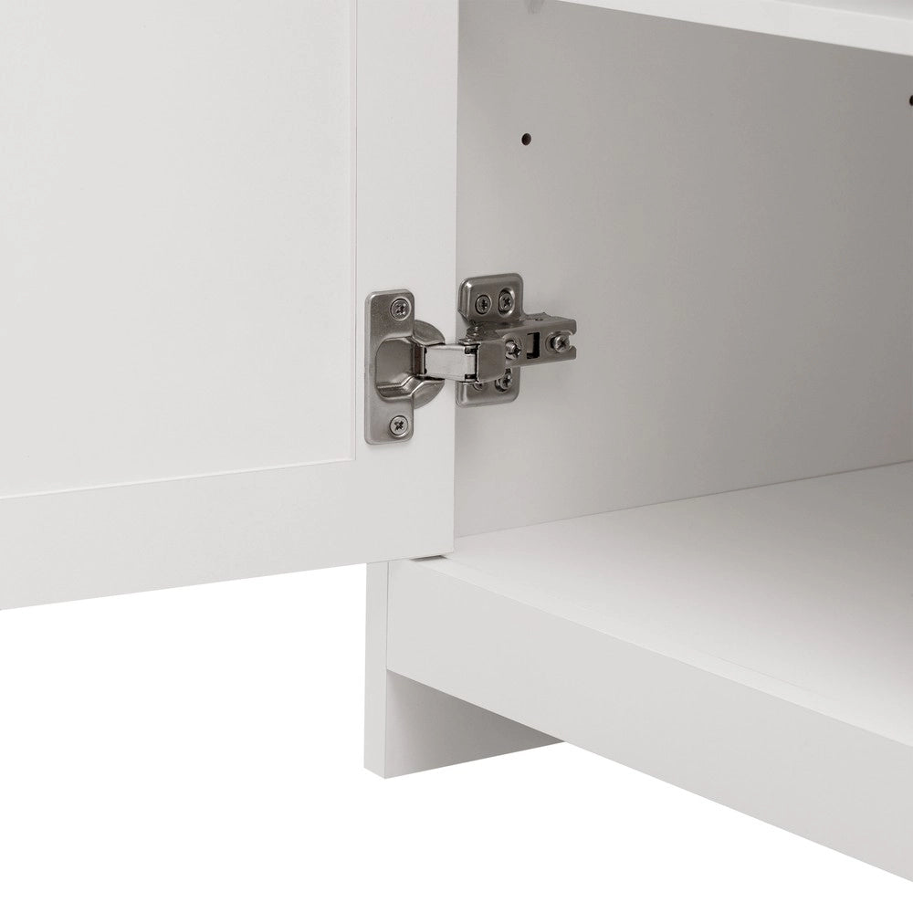 Credenza 4 Ante 3 Cassetti Legno Bianco ¨C MINIMAL ¨C Soggiorno/Sala da Pranzo