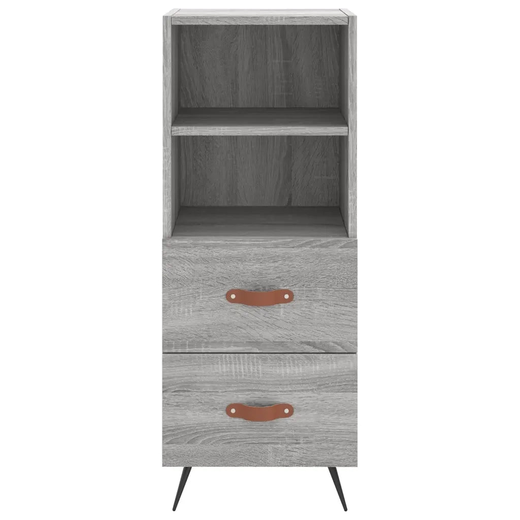 Credenza Grigio Sonoma 34,5x34x90 cm in Legno Multistrato 828642