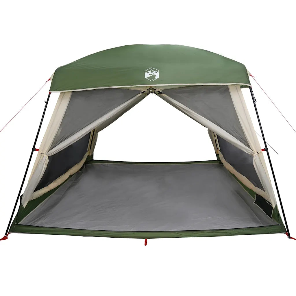Tenda Familiare Cabina per 6 Persone-Tenda da campeggio Verde Impermeabile 300303