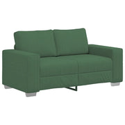 Divano | Divano da soggiorno | Sofa Divanetto Verde Scuro 160x77x82cm Tessuto di Velluto a Coste
