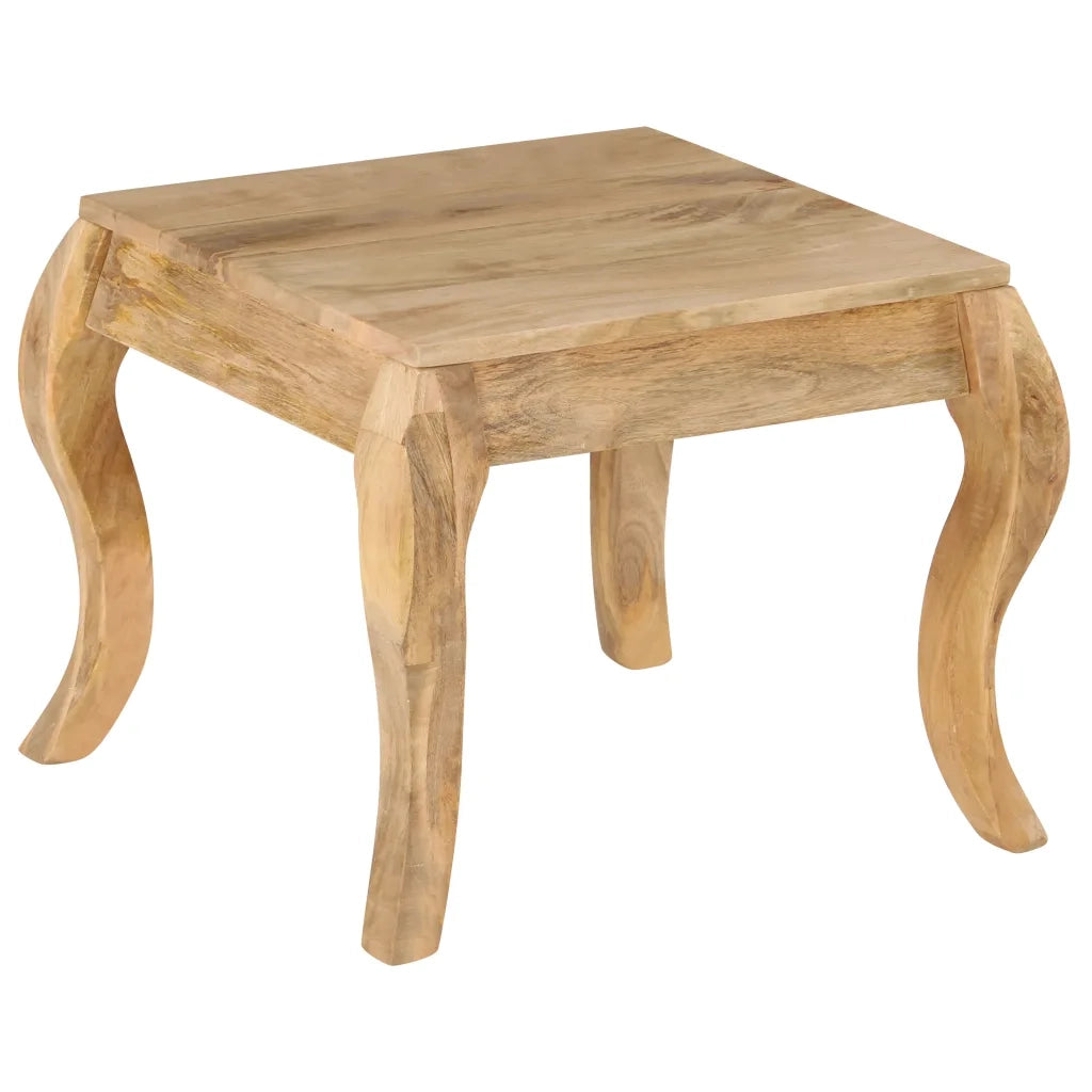 Tavolino da Salotto-Tavolino da soggiorno-Tavolo in Legno Massello di Mango 45x45x40cm