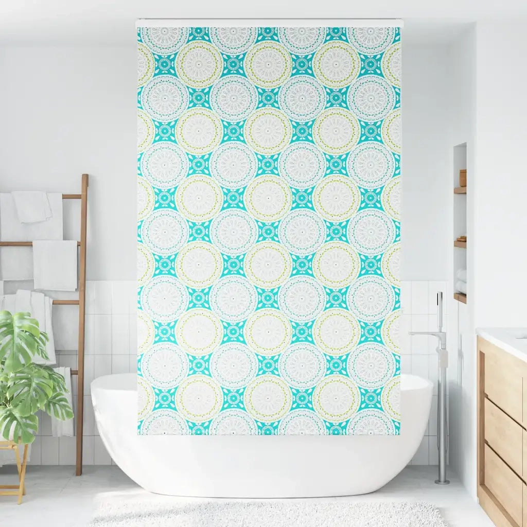 vidaXL Tenda a Rullo per Doccia Cassonetto 140x240cm Larghezza Tessuto