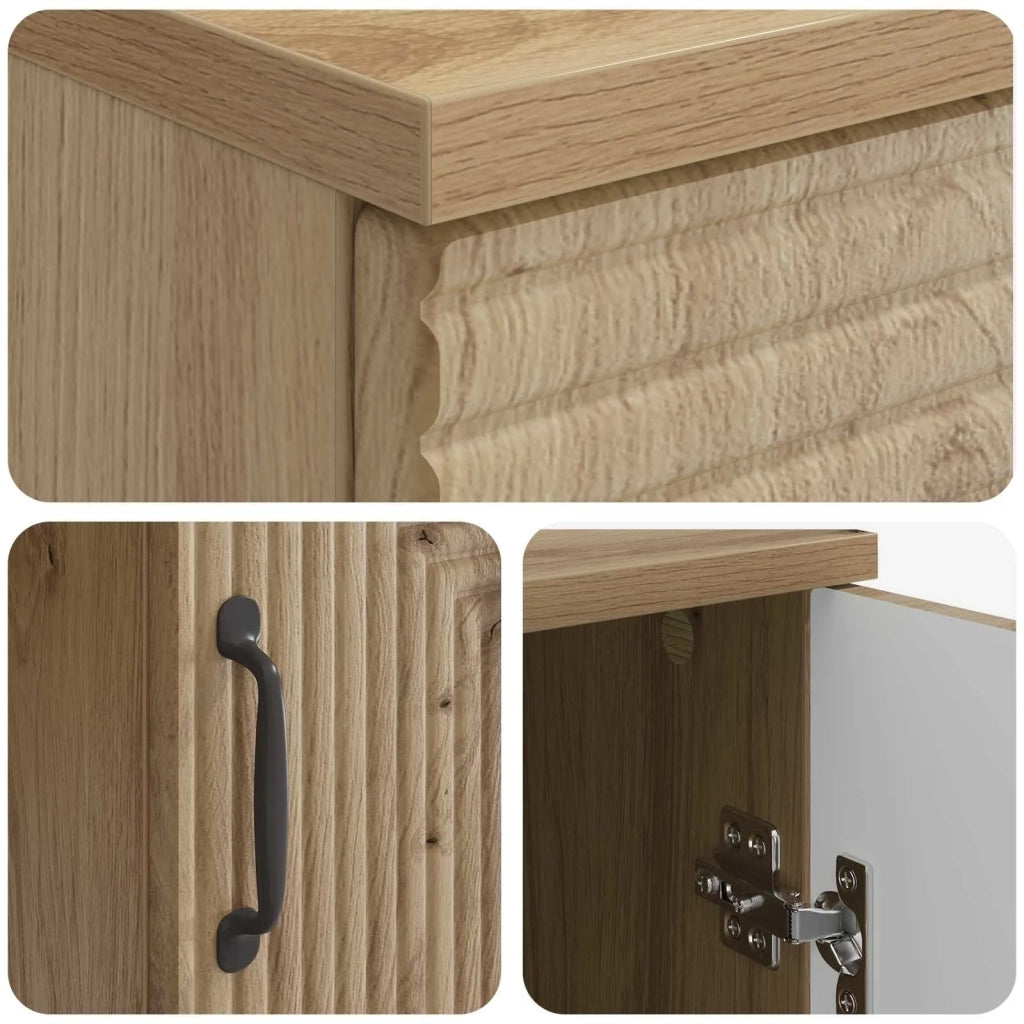 Scrivania con lo scaffale Rovere Artigianale 142,5 x 50 x 75 cm 3414611