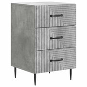 Armadio da Notte con cassetto Grigio Cemento 43 x 41 x 66,5 cm 894788