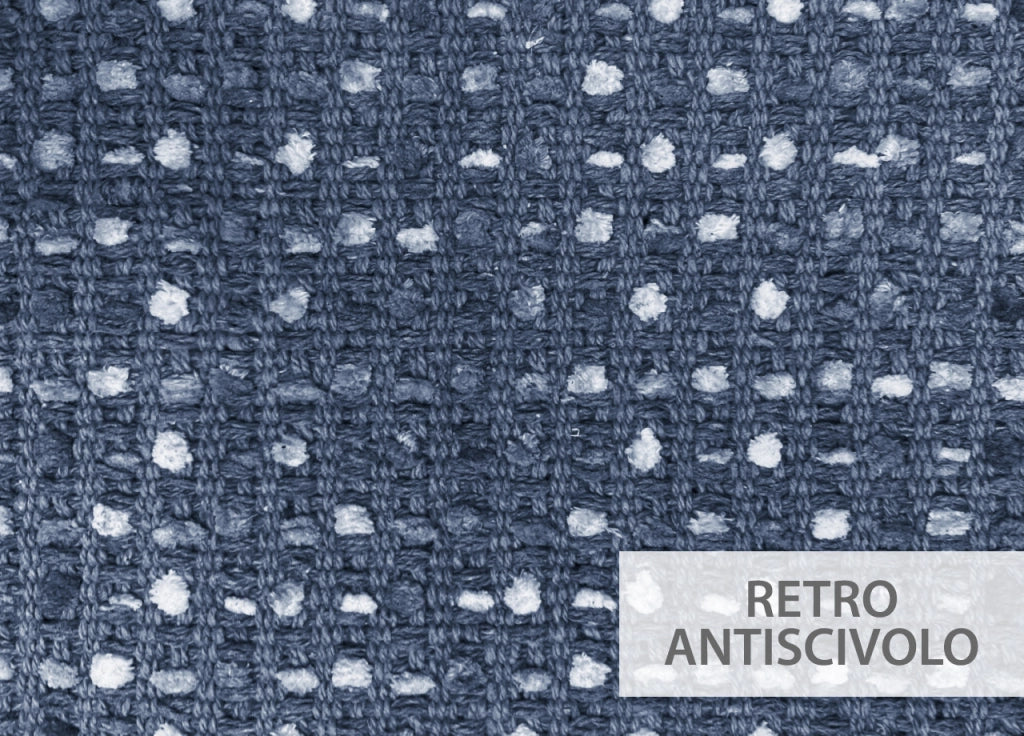 Tappeto Bagno Doccia Antiscivolo In Microfibra Super Assorbente Plot - 40x60 - Blu