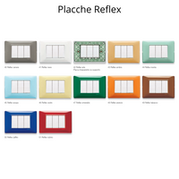 Vimar plana placca 3 posti pezzi 20 tecnopolimero bianco 14653.01