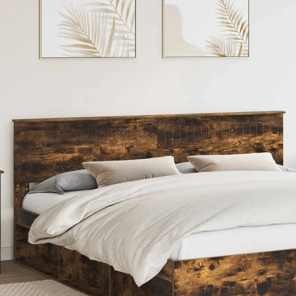 Testiera-Testata-Testiera Decorativa Rovere fum¨¦ 200 cm Legno multistrato 668237