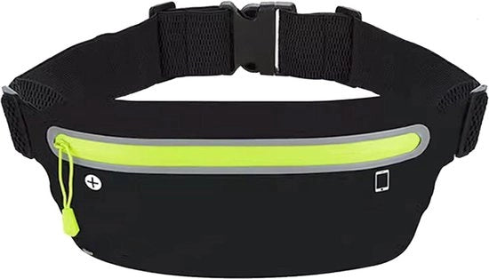 Sacca sportiva impermeabile regolabile con cinturino elastico - nero