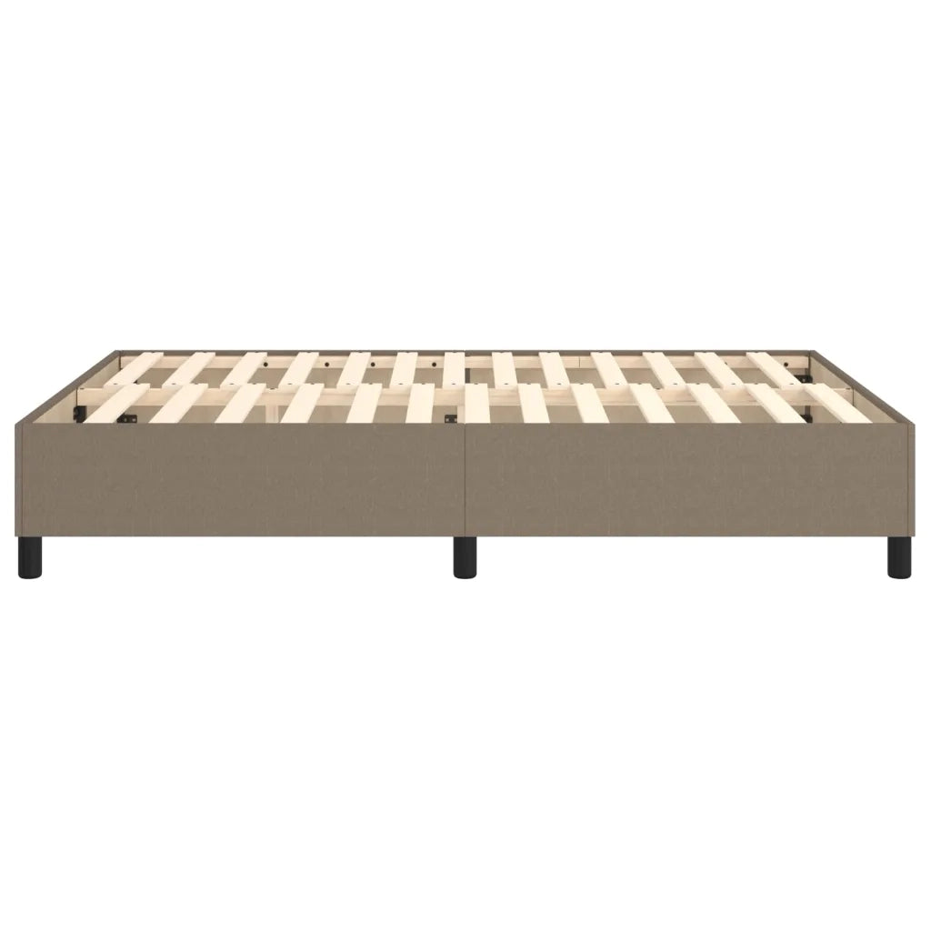 Struttura Letto a Rete a Molle Tortora 140x200 cm in Tessuto 3120866