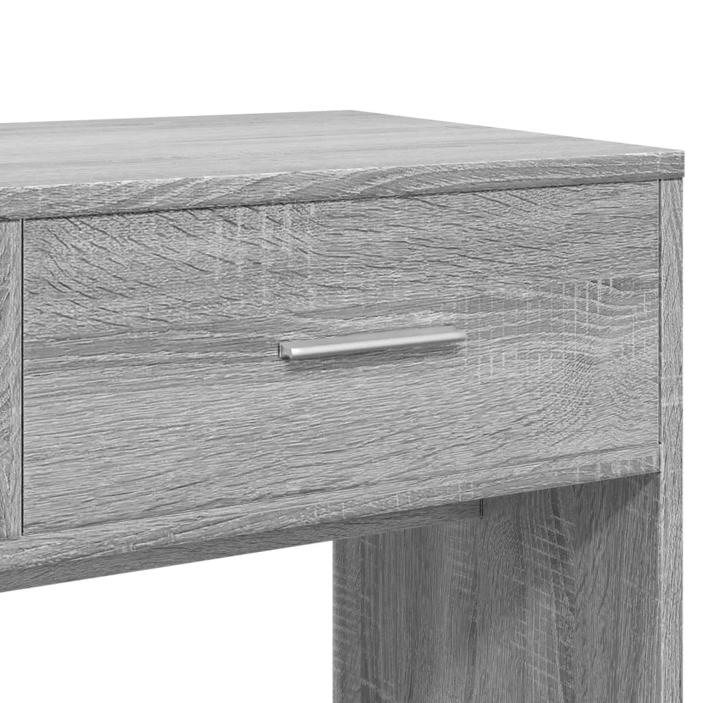 Toeletta | Tavolo da Trucco con Specchio Grigio Sonoma 80x39x80 cm
