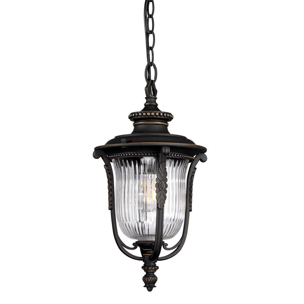 Lampada sospesa da esterno Luverne bronzo E27 60W Kichler