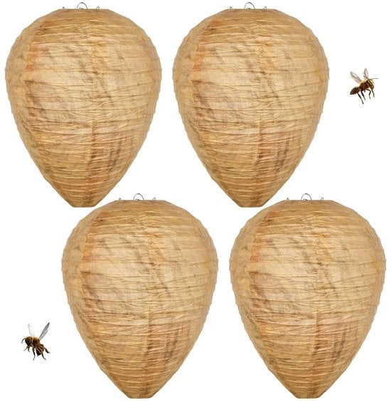 4 pezzi di spatola per nidi d'ape, nido di castoro, cappa per api per esterni per casa e giardino