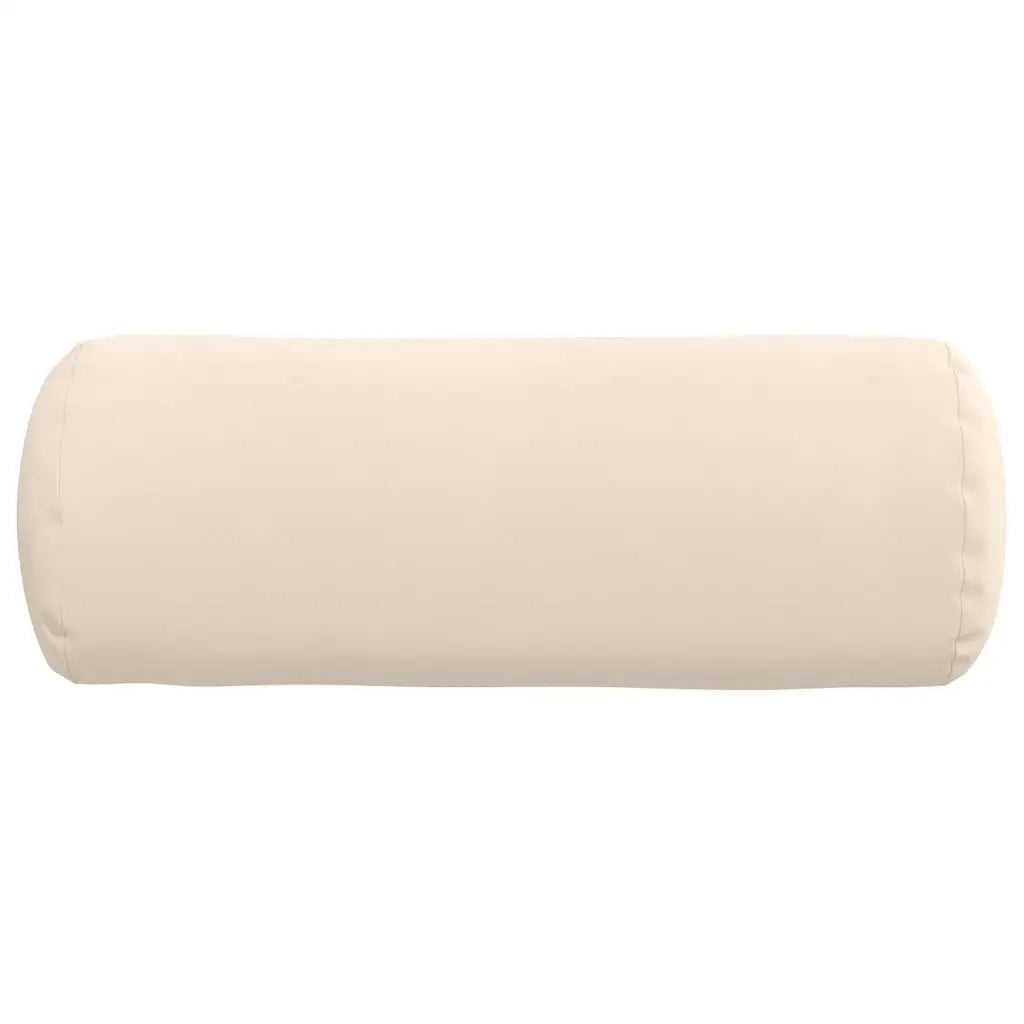 Cuscini a rullo 2 pcs Beige Ø 25 x 70 cm Tessuto in Microfibra