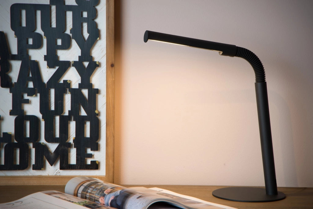 Lampada da scrivania Lucide Gilly LED 3W 2700K nera