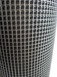 RETE DI PROTEZIONE 'QUADRA'  1,0x50 mt - colore argento  Rete Protettiva in Plastica a Maglia Quadrata per Balconi, Cancelli e Recinzioni