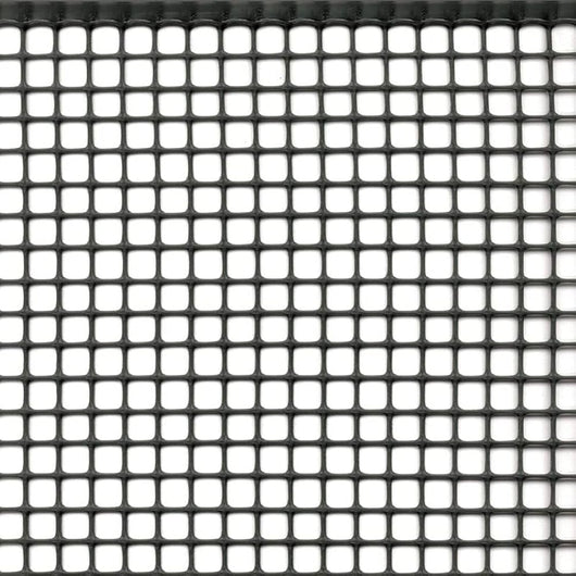 RETE DI PROTEZIONE 'QUADRA'  1,0x50 mt - colore antracite Rete Protettiva in Plastica a Maglia Quadrata per Balconi, Cancelli e Recinzioni