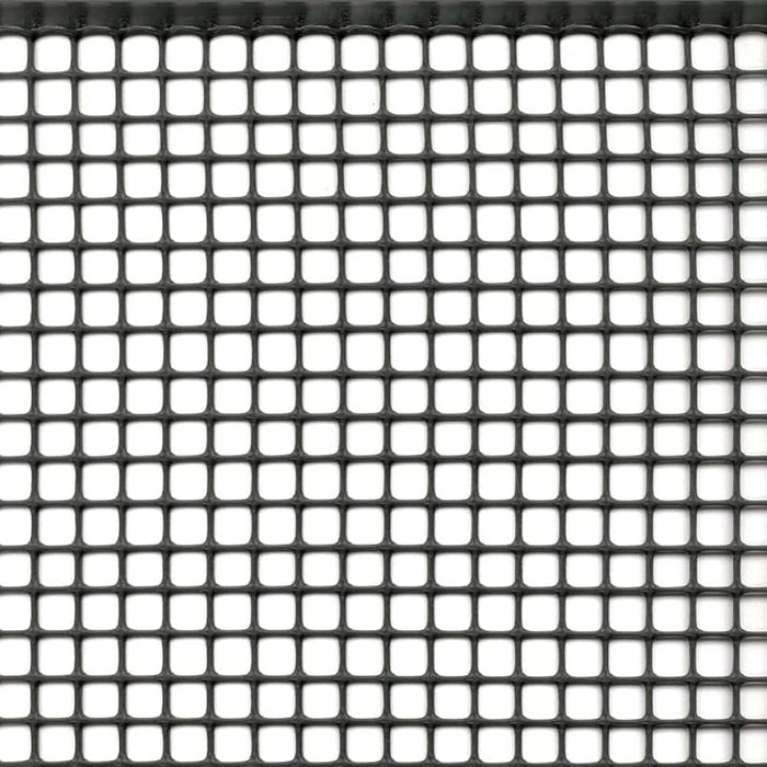 RETE DI PROTEZIONE 'QUADRA'  1,0x50 mt - colore antracite Rete Protettiva in Plastica a Maglia Quadrata per Balconi, Cancelli e Recinzioni