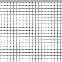 RETE DI PROTEZIONE 'QUADRA'  1,0x50 mt - colore argento  Rete Protettiva in Plastica a Maglia Quadrata per Balconi, Cancelli e Recinzioni