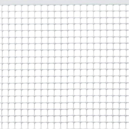 RETE DI PROTEZIONE 'QUADRA'  1,0x50 mt - colore bianco  Rete Protettiva in Plastica a Maglia Quadrata per Balconi, Cancelli e Recinzioni
