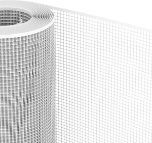 RETE DI PROTEZIONE 'QUADRA'  1,0x50 mt - colore bianco  Rete Protettiva in Plastica a Maglia Quadrata per Balconi, Cancelli e Recinzioni