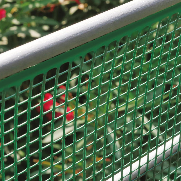RETE DI PROTEZIONE PER BALCONI 'QUADRANET' mt. 1 x 50 (maglia 10 x 10 mm) - colore verde  - SIDEX