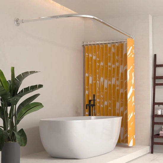 Maniglia per doccia a forma di U - acciaio inossidabile - 75 x 190 x 75 cm