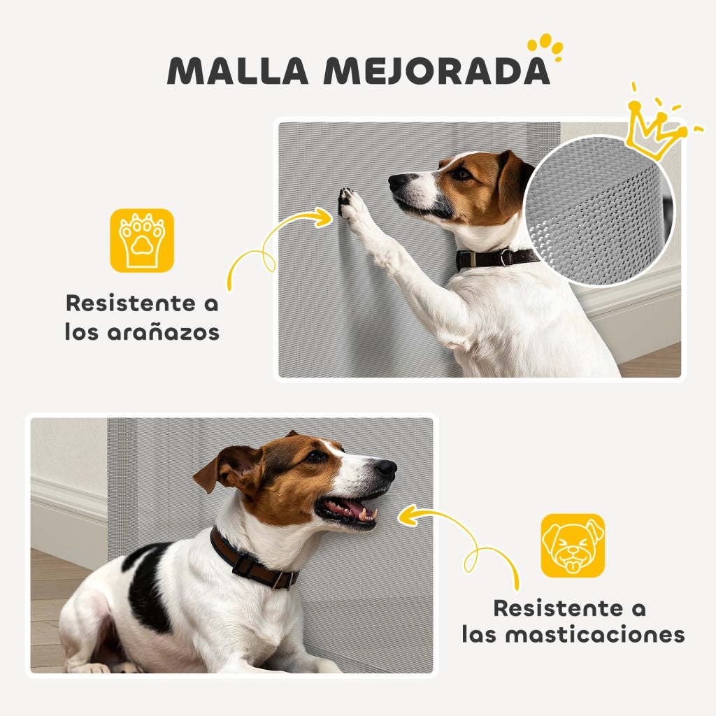 Barriera Retrattile per Cani ¨C zephmum ¨C Grigio 180 cm